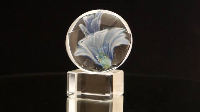 Стеклянный шар с цветком смотреть онлайн