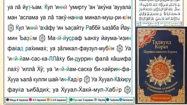 Поучительное чтение страницы Корана № (129)