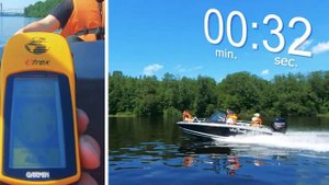 WellBoat 45AU выход на глиссирование с полной загрузкой.