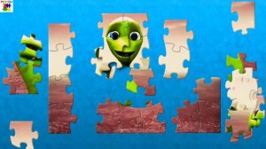Green Alien Puzzle Games For Kids - Dame Tu Cosita (HD)