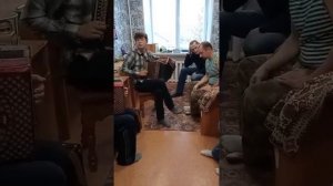 Гармонист Илья Хватков. Наигрыши.
