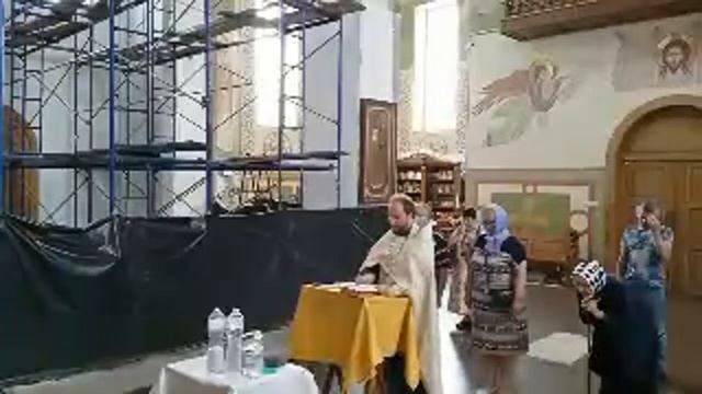 ☦️ 19.07.23 Водосвятный молебен со чтением акафиста ап.Андрею Первозванному и др. заказных акафисто смотреть онлайн