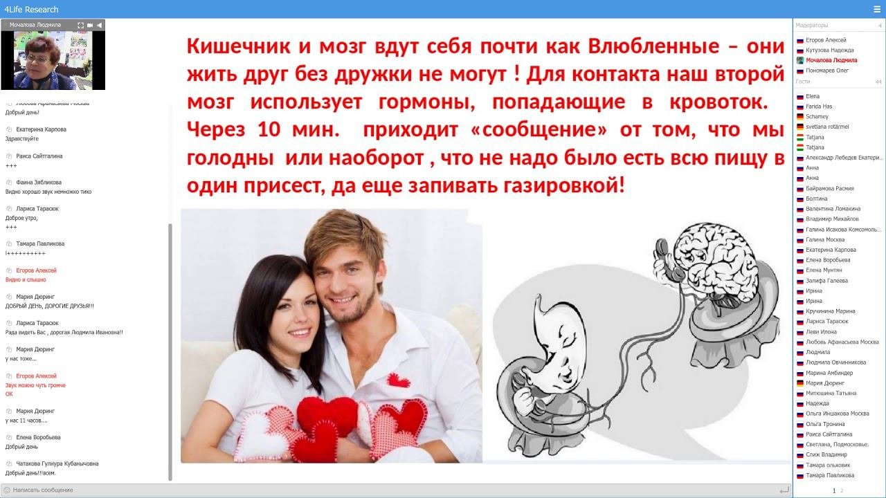 «Второй мозг» в организме и Трансфер Факторы. Мочалова Людмила 13.06.2020