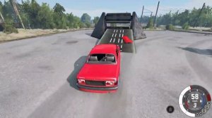 Beam NG Drive Лада, ГАЗ краш тест, lada, gaz experiment. BeamNG.Drive Car Crushing