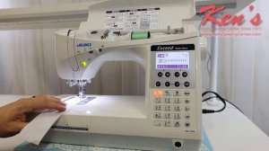 Juki F300 Exceed Sewing Machine Demonstration by Ken's Sewing Center in Muscle Shoals, AL
