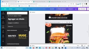 TUTORIAL COMPLETO- DISEÑO DE POST  DE COMIDA RÁPIDA  EN CANVA CON MÁSCARA DE TEXTO  EN PHOTOPEA??