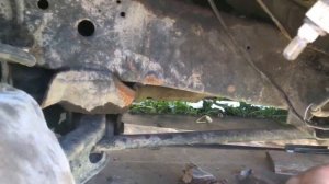 FORD EXPLORER 2 замена порогов, осмотр рамы, ремонт своими руками