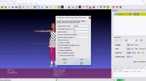 How To Reduce The Polygon Count Of A 3d model (from High poly to low poly) In Meshlab