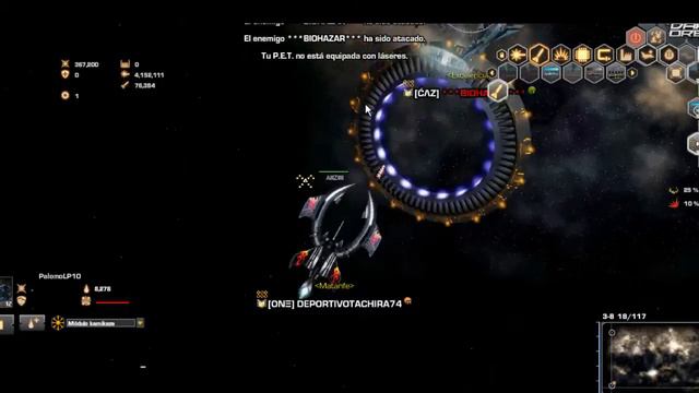 DarkOrbit DEPORTIVOTACHIRA 1974 LVL 20 & DEPORTIVOTACHIRA74 KRONOS смотреть онлайн