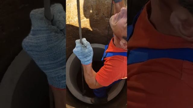 копка колодца в Дмитровском районе д.Голяди.