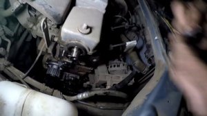 Замена помпы и ГРМ DATSUN с кондиционером