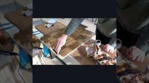 Покраска паркета маслом