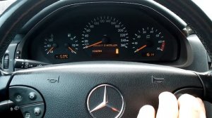 W210 настройка часов на приборной панели (рестайлинг) Tacho Kombiinstrument