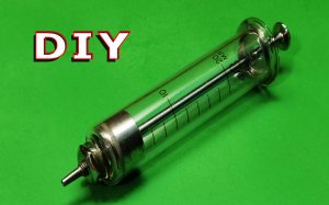 Как сделать мини бензиновую горелку из стеклянного шприца своими руками .