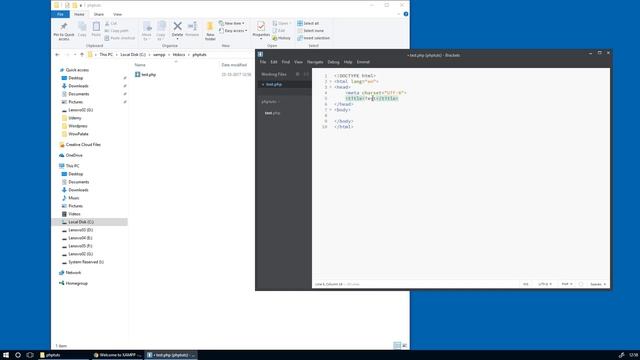 05 - PHP Programming Tutorials - Creating PHP Projects | Saving PHP Code