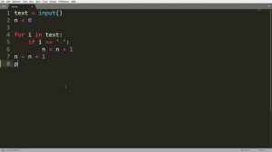 Счётчик слов на Python.