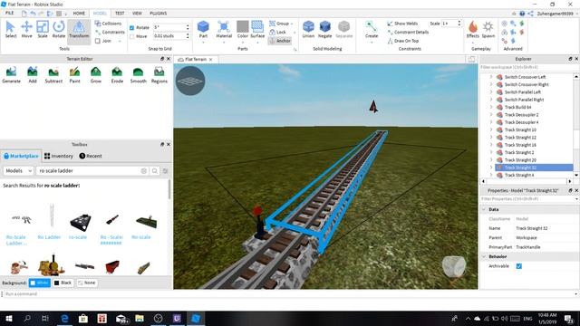 (OUTDATED)Roblox Tutorial 1 (How To Fix Ro Scale Track Connection and build your own ro scale game! смотреть онлайн
