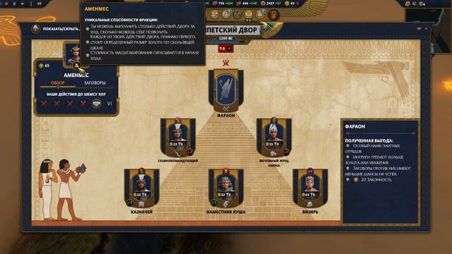Total War Pharaoh Аменмес Прохождение на русском на Легенде #6 смотреть онлайн