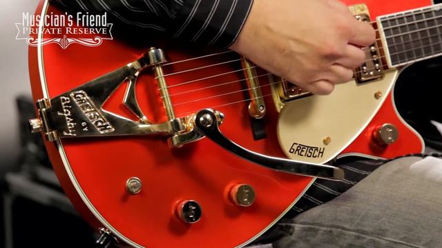 Gretsch Guitars Custom Shop Duo Jet Electric Guitar, Candy Apple Red смотреть онлайн