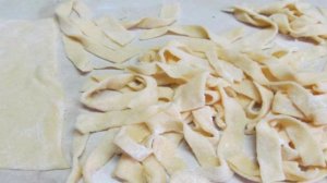 Суп с домашней лапшой