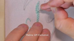 Embroidery for beginners | Letter P | chain stitch