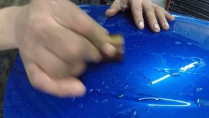 как убрать подтёк после покраски авто