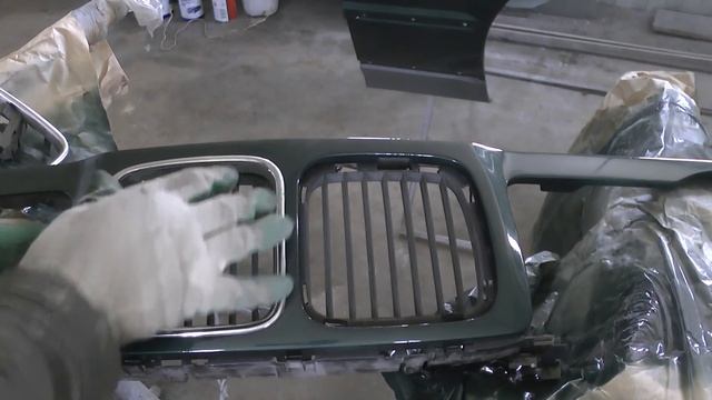 Реставрация Бмв Е34 за 100 тыс.Покраска и сборка смотреть онлайн
