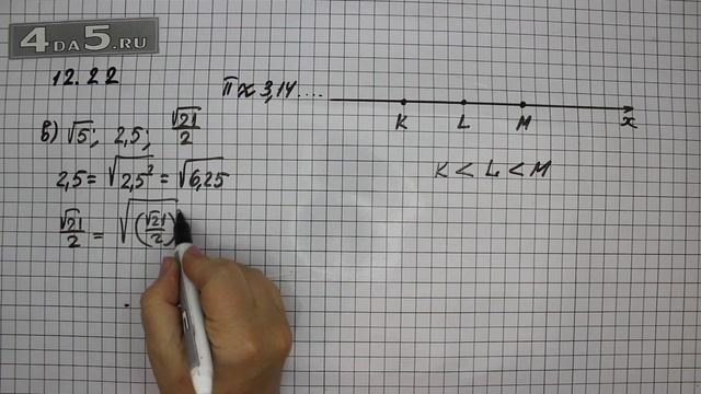Упражнение № 12.22 (Вариант В.) – ГДЗ Алгебра 8 класс Мордкович А.Г. смотреть онлайн