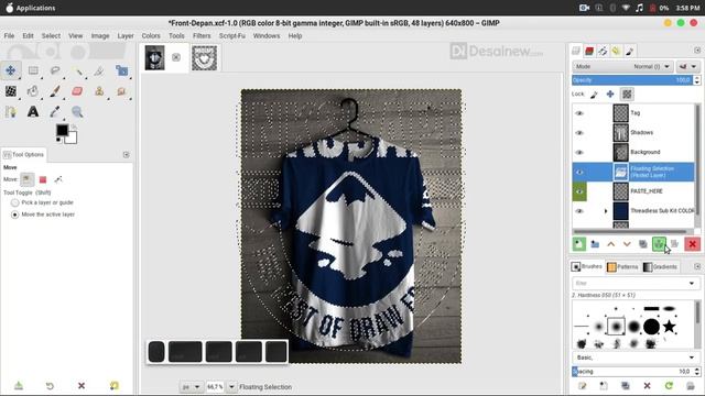 HOW to USE T-SHIRT MOCKUP | GIMP TUTORIALS