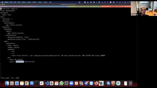 Kubernetes Secrets Management Demo with Akeyless Vault