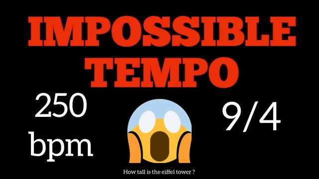 250 bpm metronome with silence 9/4 смотреть онлайн