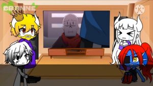 Undertale and Handplates React to || Sans, Papyrus and Gaster vs Betty Noire || Gacha Club (My AU)