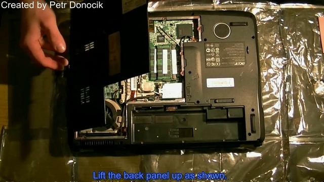 How to remove or replace the HDD Acer Aspire 5920. смотреть онлайн