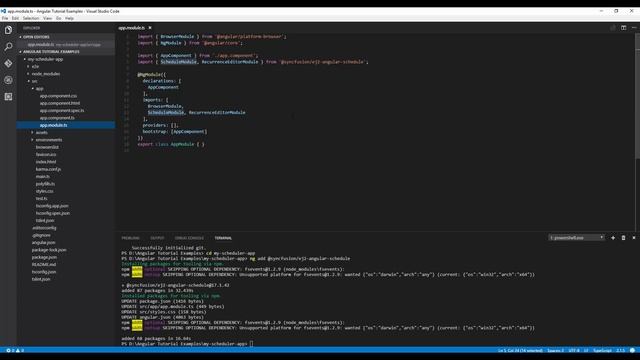 Create an Angular Scheduler Using the Angular CLI смотреть онлайн