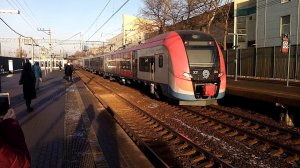ЭС2Г Ласточка на станции Текстильщики МЦД-2.
