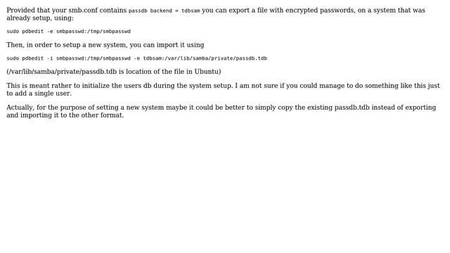 Unix & Linux: Script samba password but securely (2 Solutions!!) смотреть онлайн