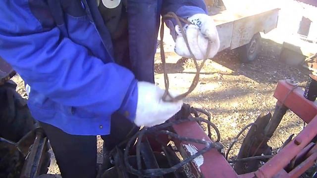 КАК ЛЕГКО в два приема завязать трос в петлю. смотреть онлайн