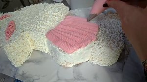 Торт в форме Зайки для девочки.