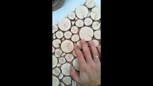 Панель из спилов