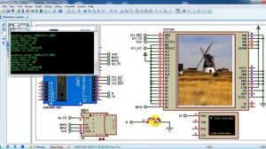 Arduino with SD card and ST7735 TFT - Draw BMP images Proteus simulation
