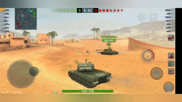 Приобрёл AMX 50 120 и выкатил его в рандом WoT Blitz