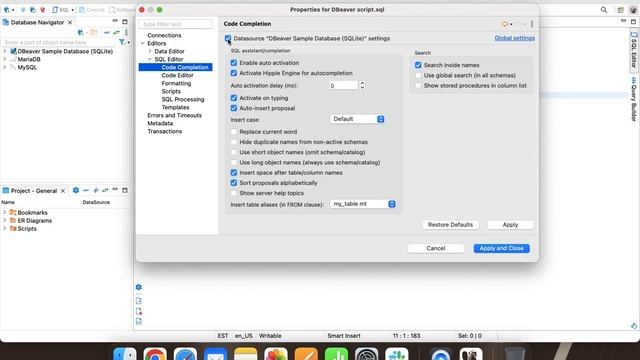 DBeaver SQL Editor overview смотреть онлайн