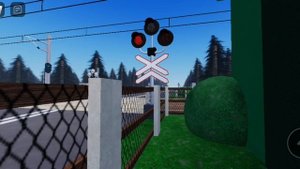 Украинский железнодорожный переезд Ukraine Railroad crossing