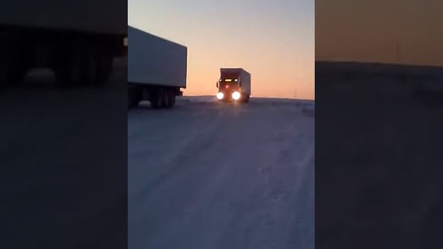 4.01.17. Первый рейс по зимнику Нарьян-Мар- Усинск( коми).