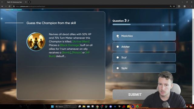 QUIZ RAID SHADOW LEGENDS смотреть онлайн