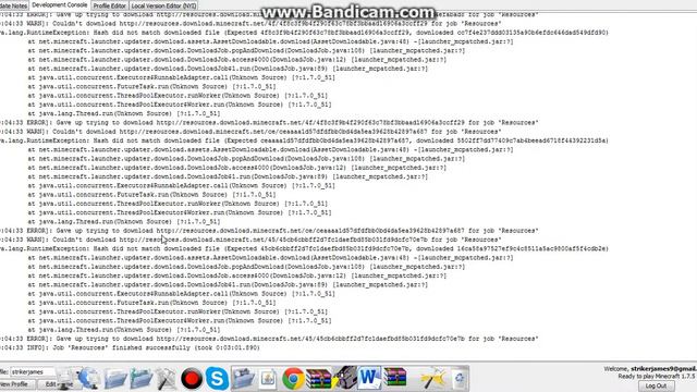 Minecraft launching error смотреть онлайн