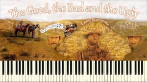 The Good, the Bad and the Ugly / Хороший, плохой, злой (piano tutorial) [НОТЫ + MIDI]