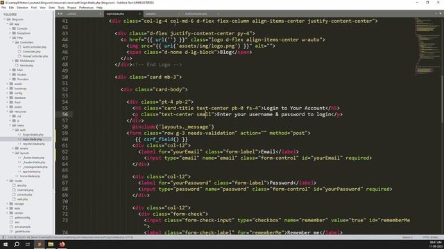 #8 User & Admin Login and Verification Email using Laravel 10 | Blog Project in Laravel 10