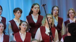 " Степь да степь кругом". Русская народная песня. Обр. В. Удовицкого, ст. И. Сурикова.