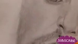 Как нарисовать  усы и бороду карандашом ,лёгкий способ.Портрет по фотографии.